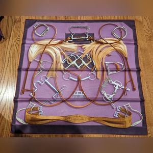 Hermes silk scarf 90